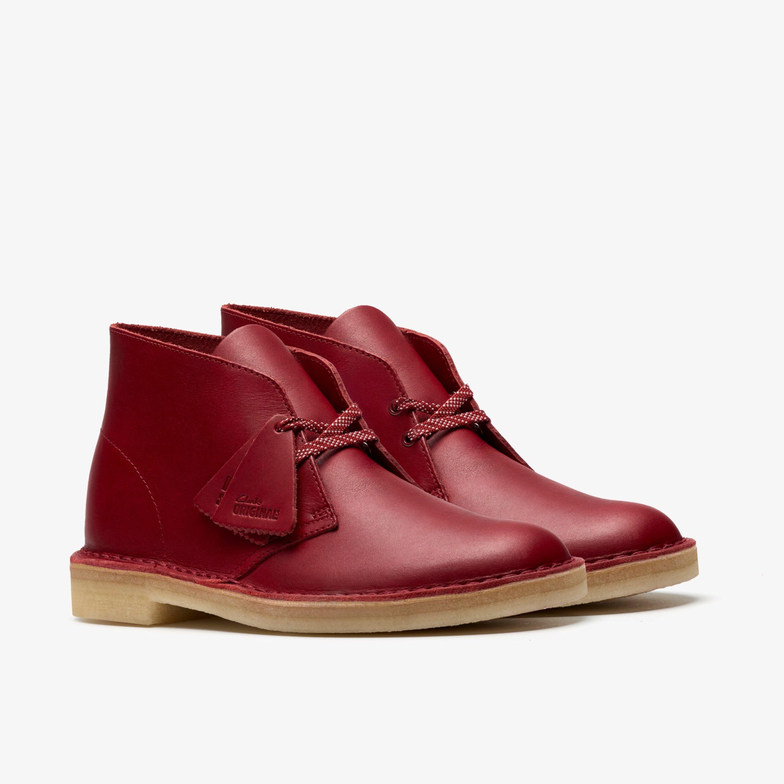 Desert Boot Dark Red Leather - Image 4