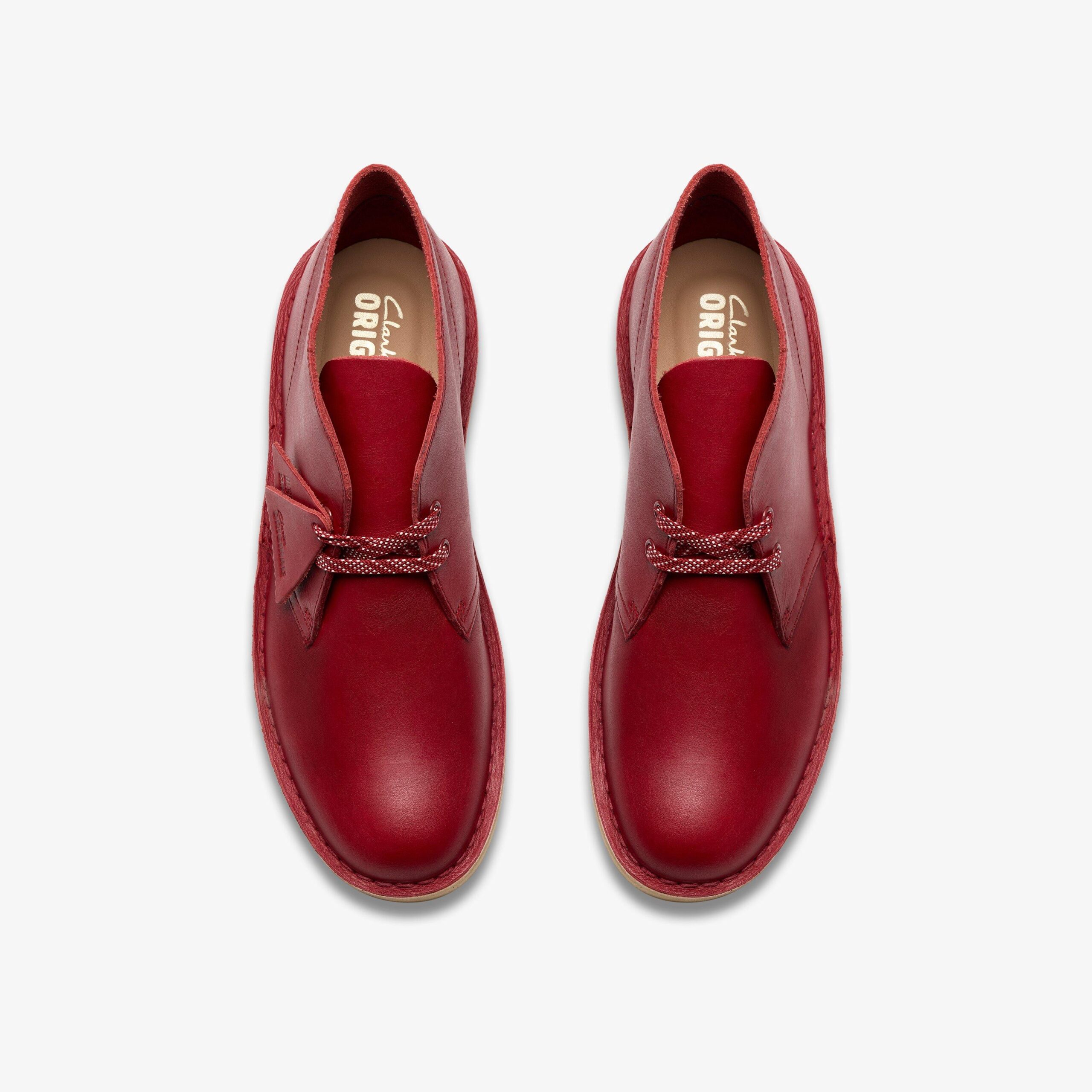Desert Boot Dark Red Leather - Image 6
