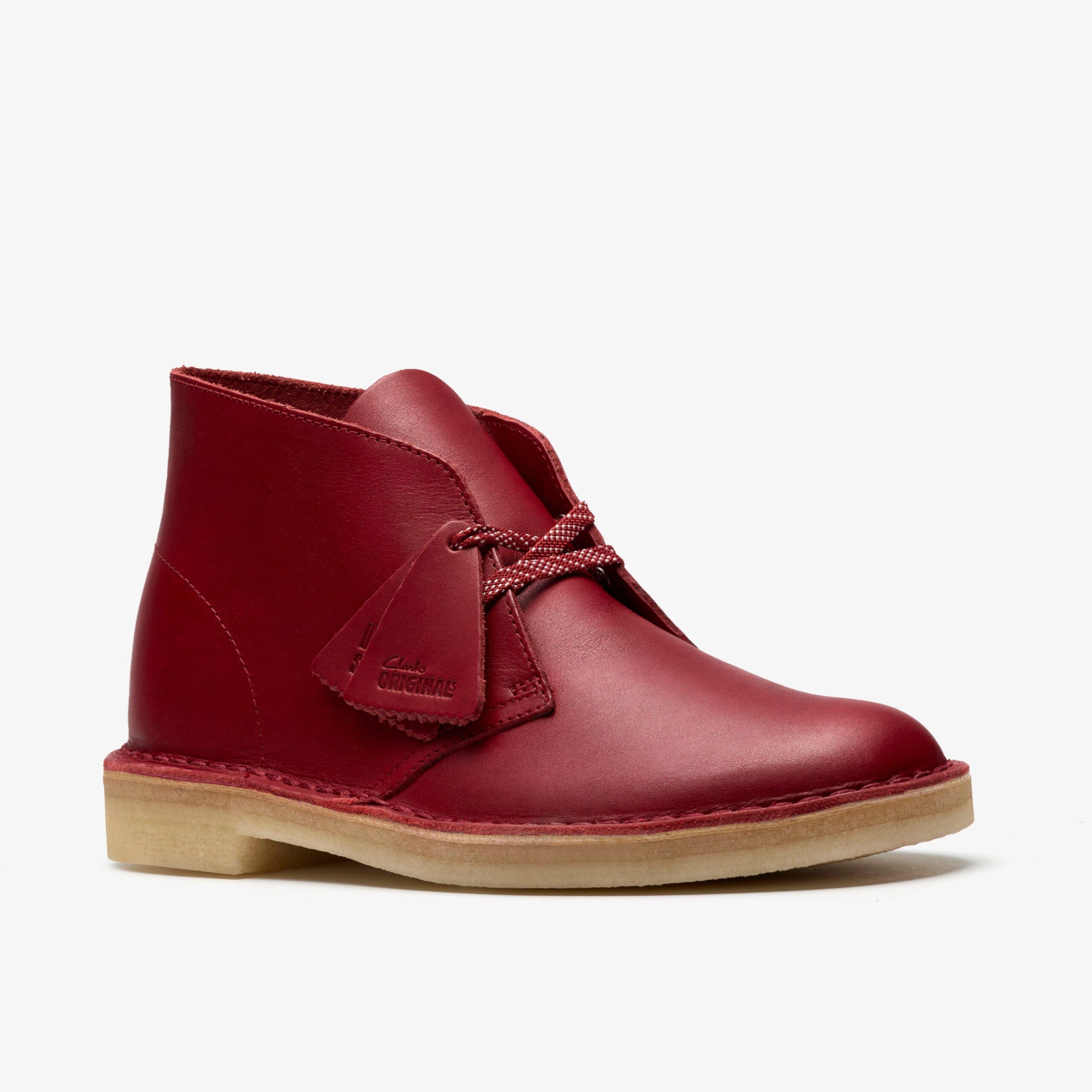 Desert Boot Dark Red Leather - Image 7
