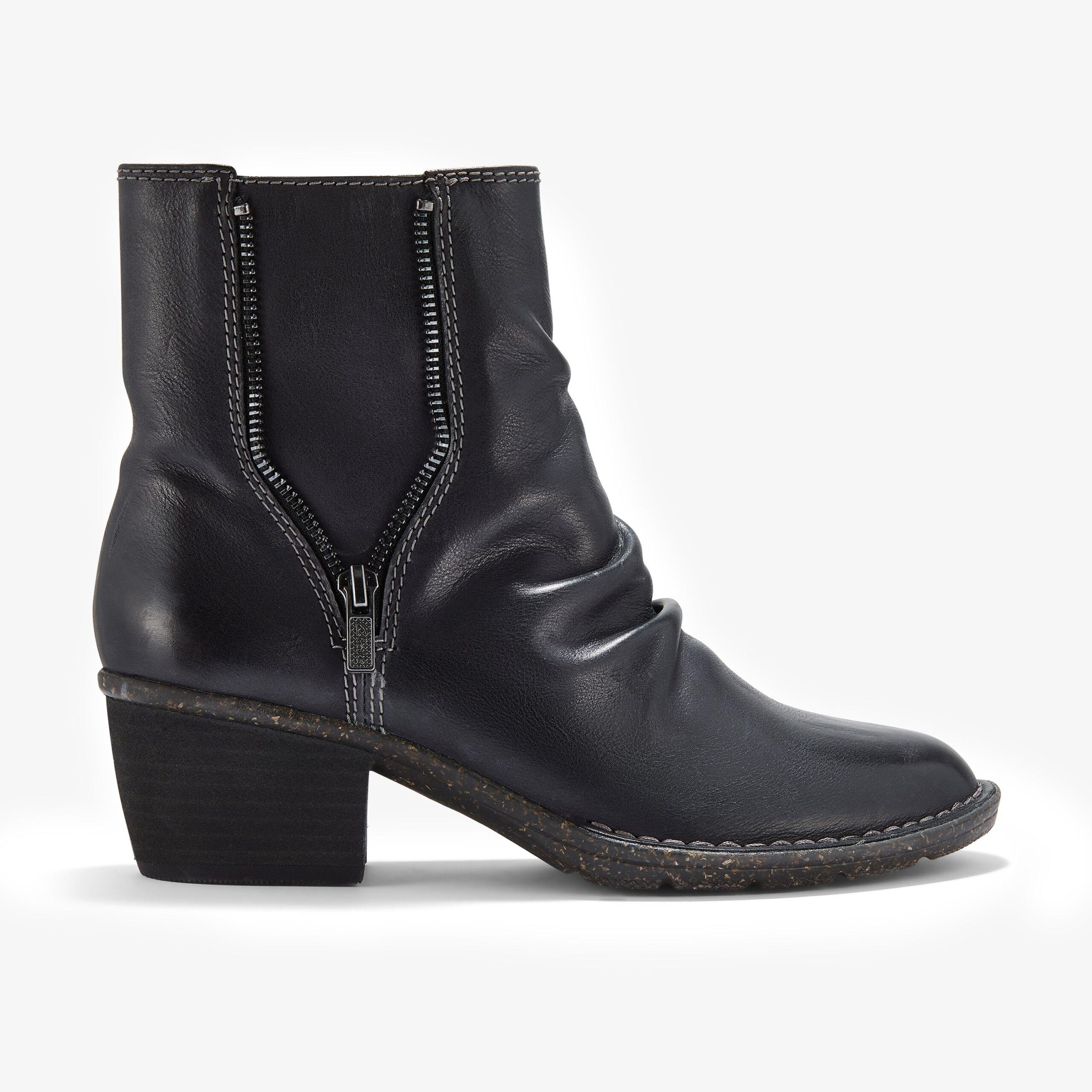 Kastela Zip Black Leather