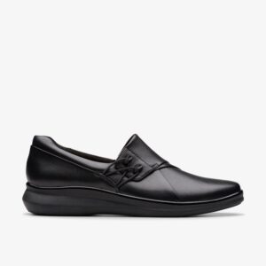 Lynell Slip Black Leather