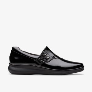 Lynell Slip Black Patent Leather