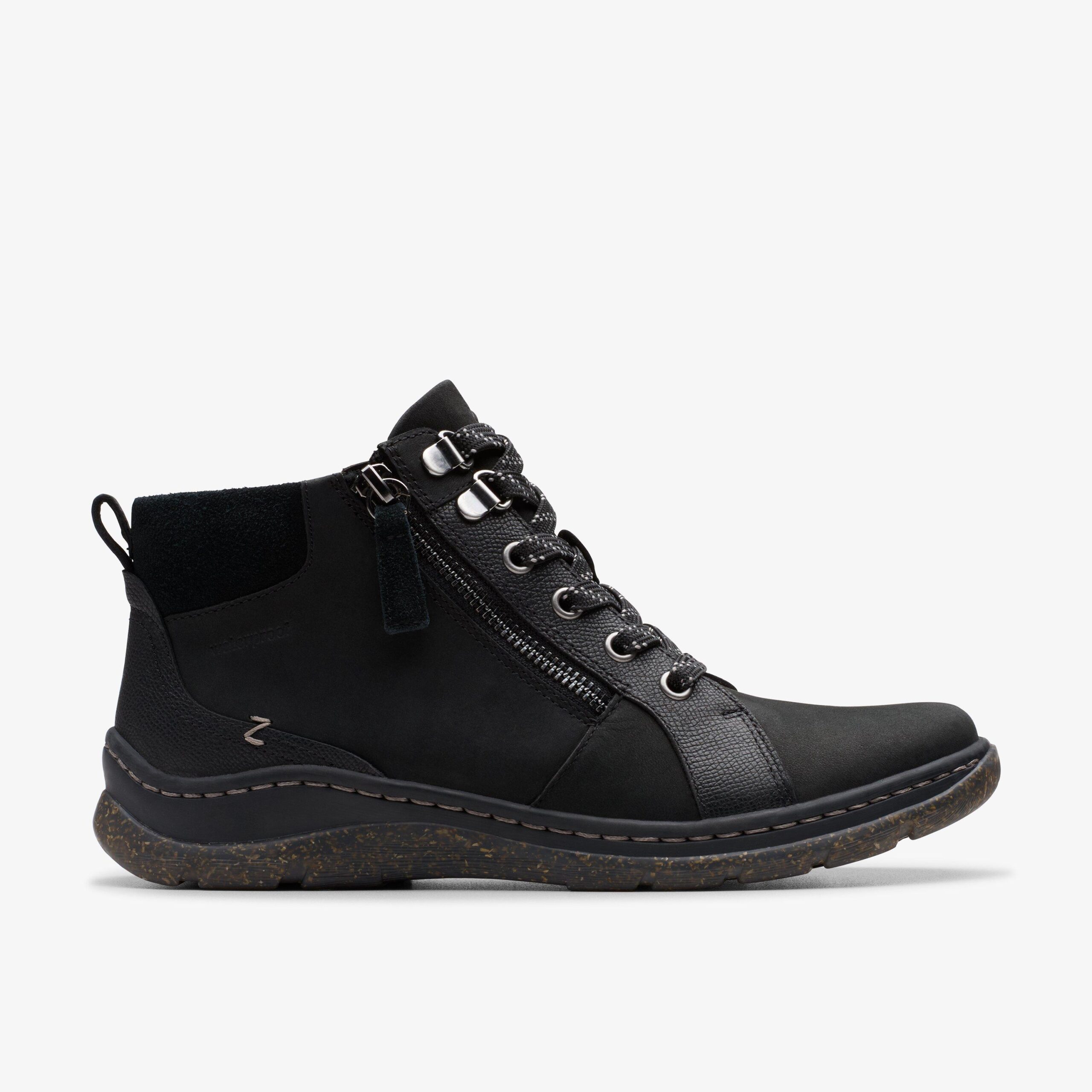 Orlene Top Waterproof Black Nubuck