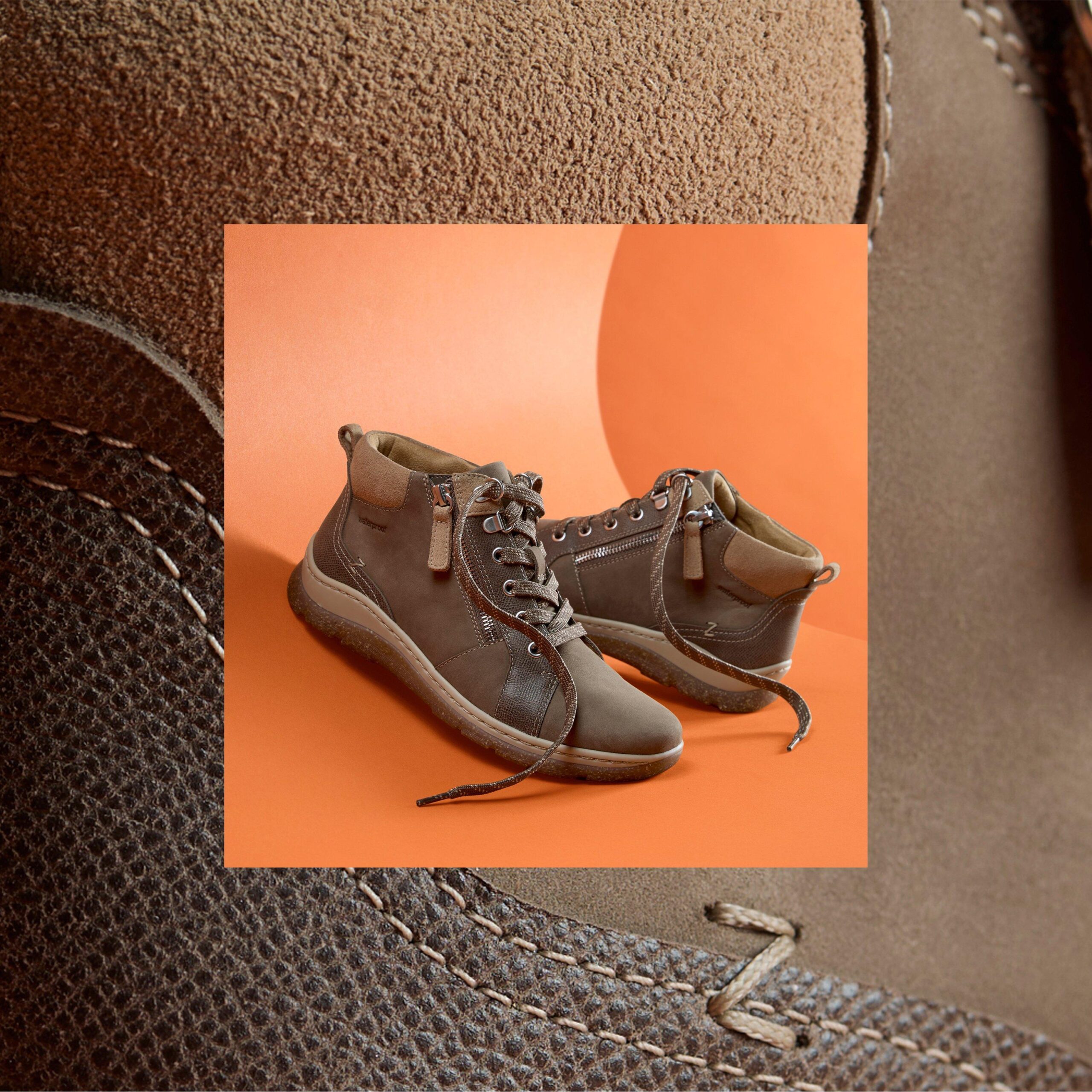 Orlene Top Waterproof Dark Sand Nubuck - Image 4