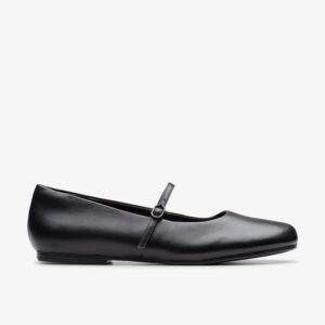 Livia Sky Black Leather