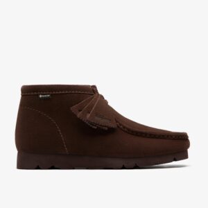 Wallabee Boot Gore-Tex Waterproof Dark Brown Suede