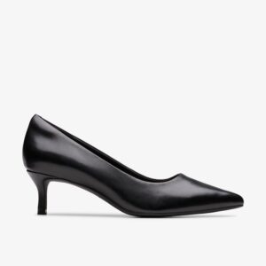 Zarey Court Black Leather
