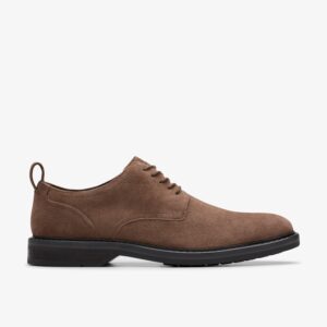 Aldwin Lace Brown Suede