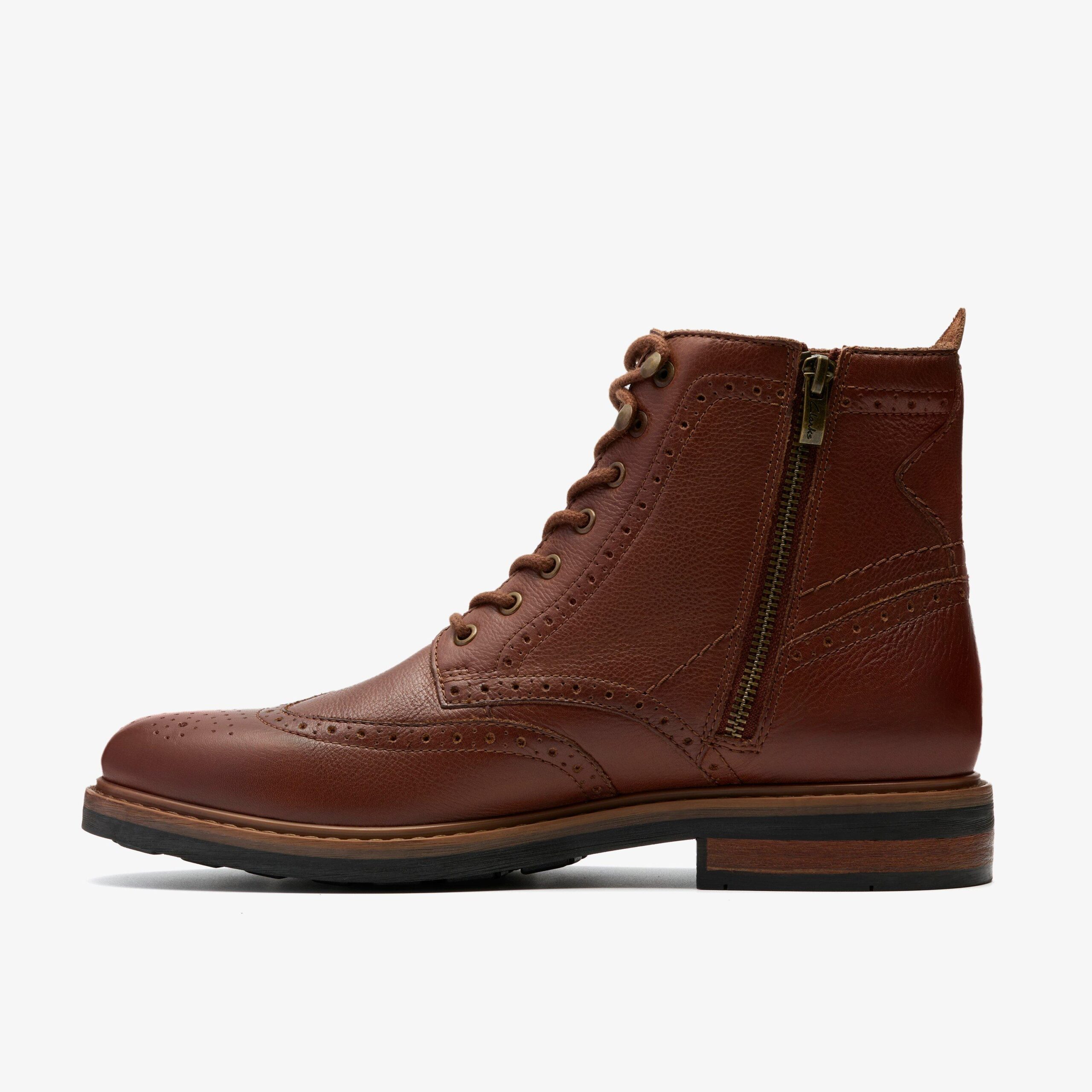 Newford Lace Boot Mid Tan Leather - Image 3