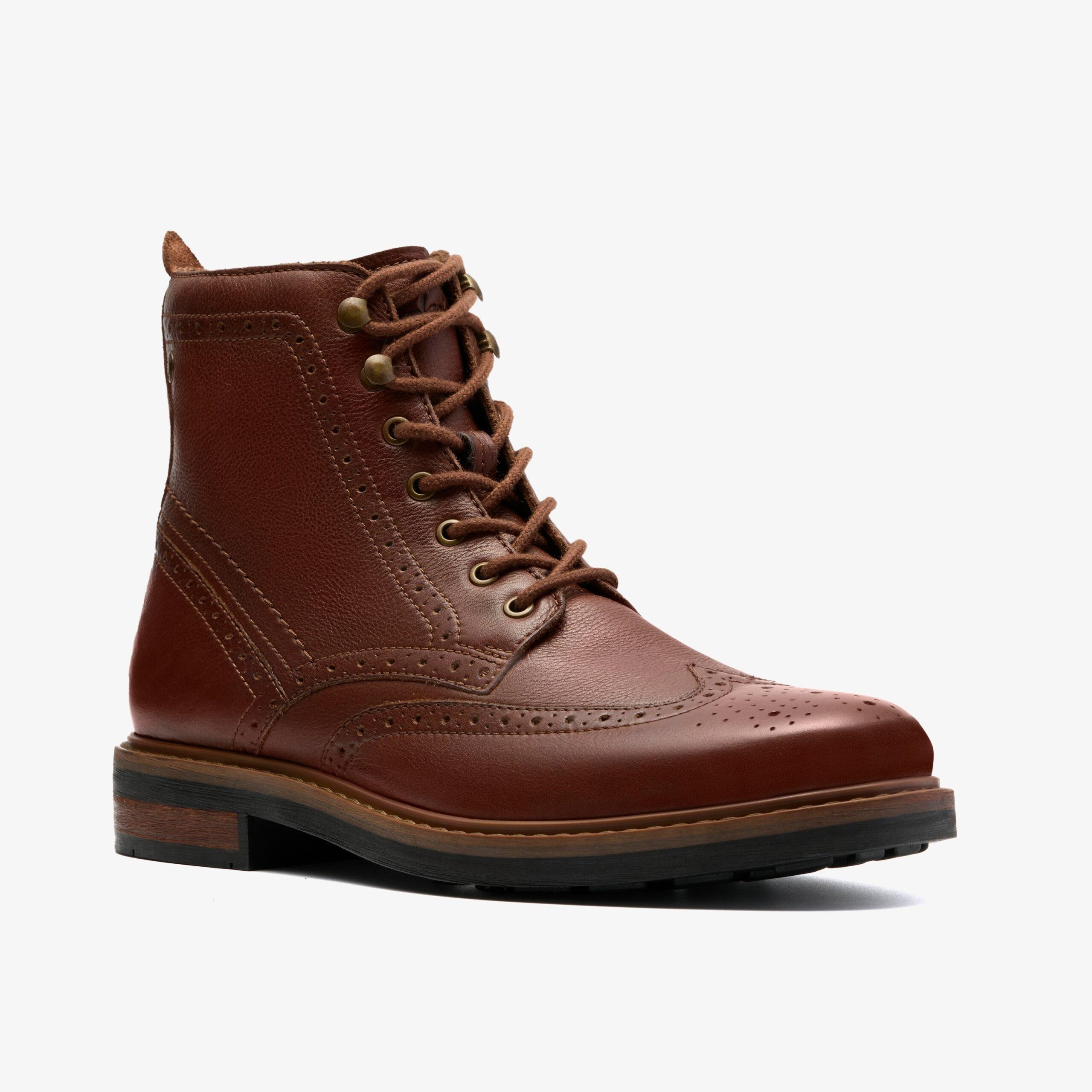 Newford Lace Boot Mid Tan Leather - Image 5