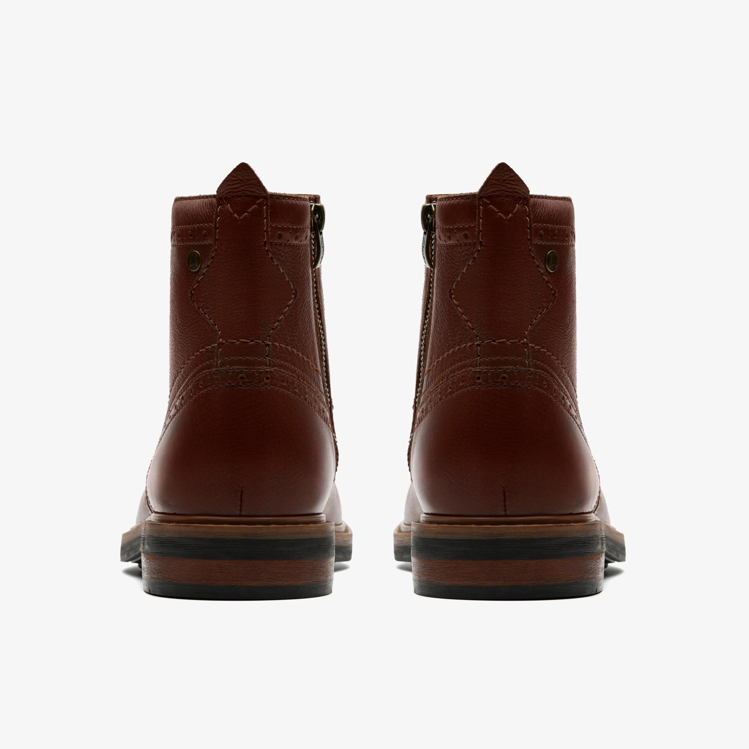 Newford Lace Boot Mid Tan Leather - Image 6