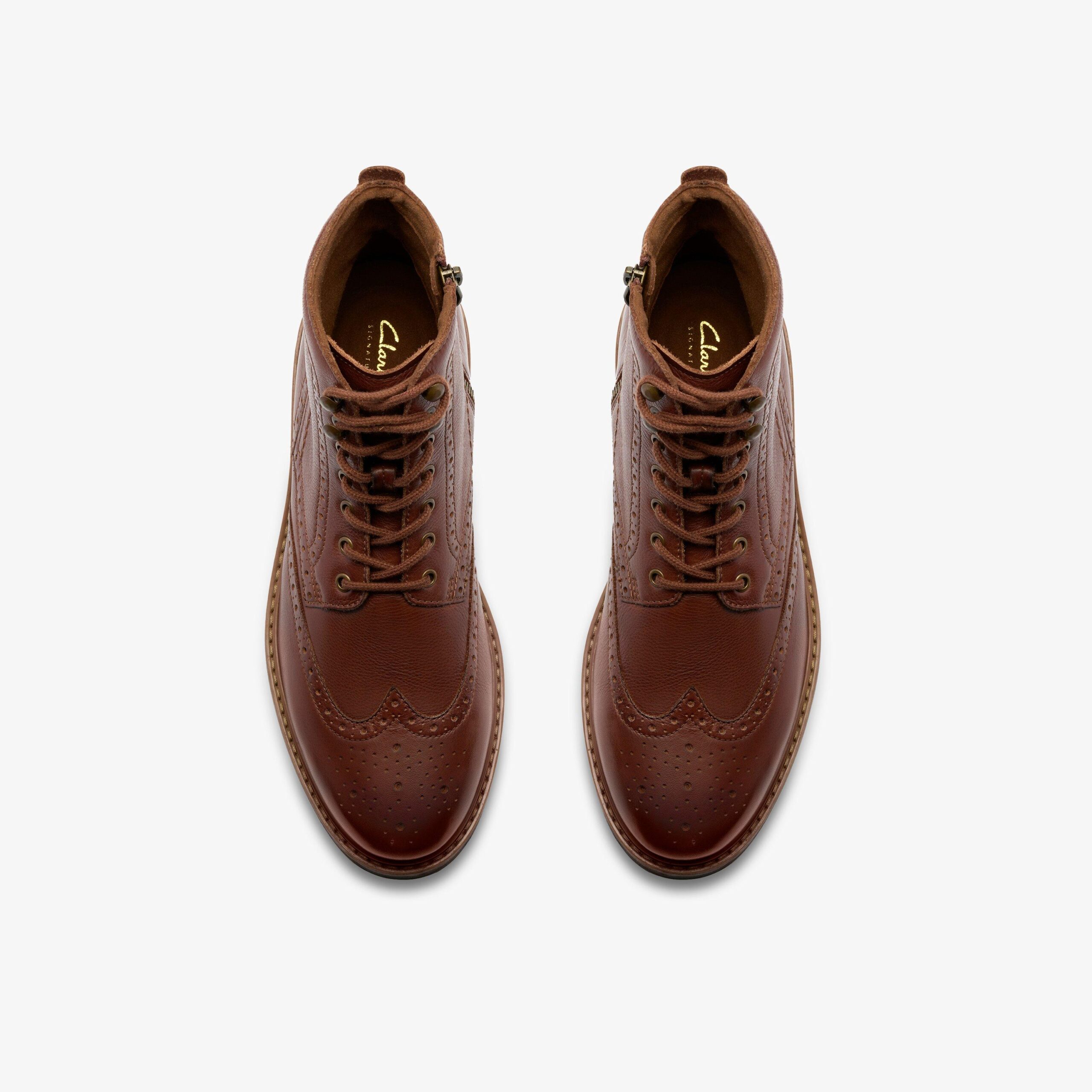Newford Lace Boot Mid Tan Leather - Image 7