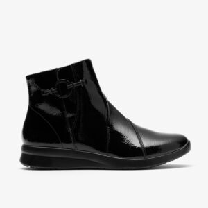 Ellowyn Deva Black Crinkle Patent