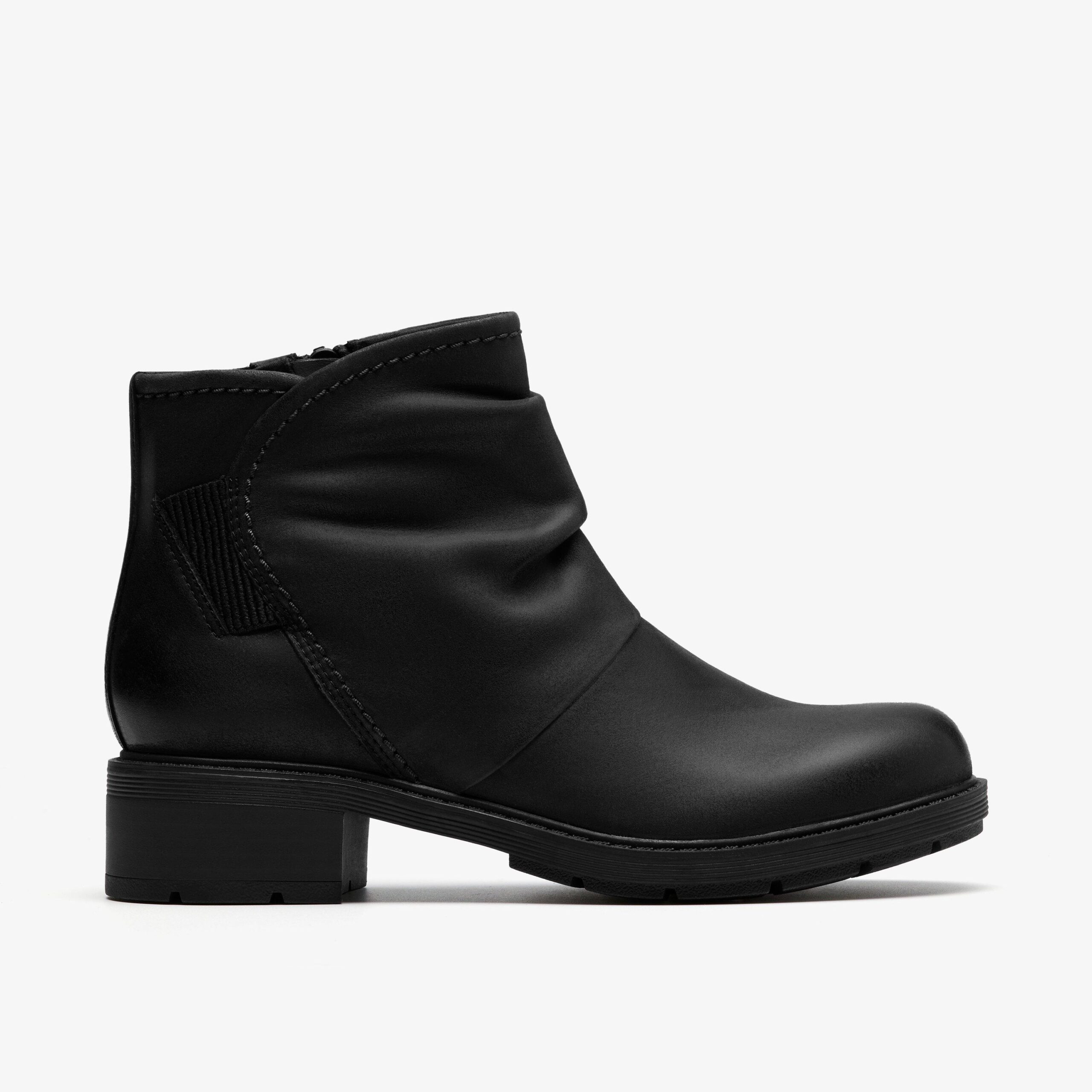 Hearth Sofia Black Leather