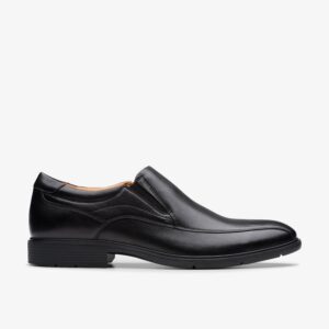Eldredge Step Black Leather