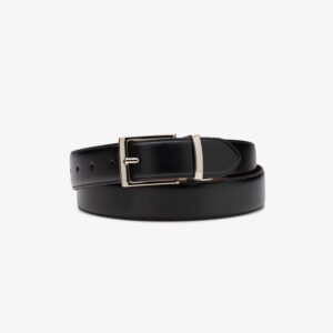 Reversible Leather Dress Belt Black/Tan