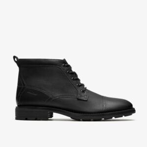 Emmet Zip Black Distressed