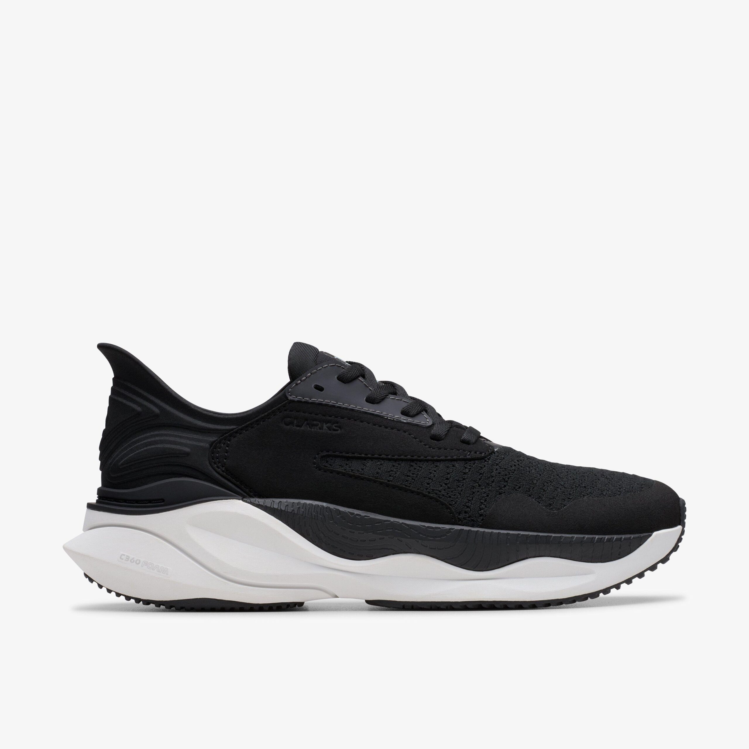 Clarks Pace Black/White