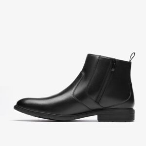 Steadwell Zip Black Leather