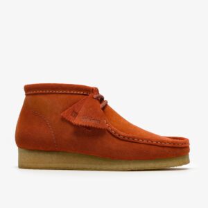 Wallabee Boot Orange Suede