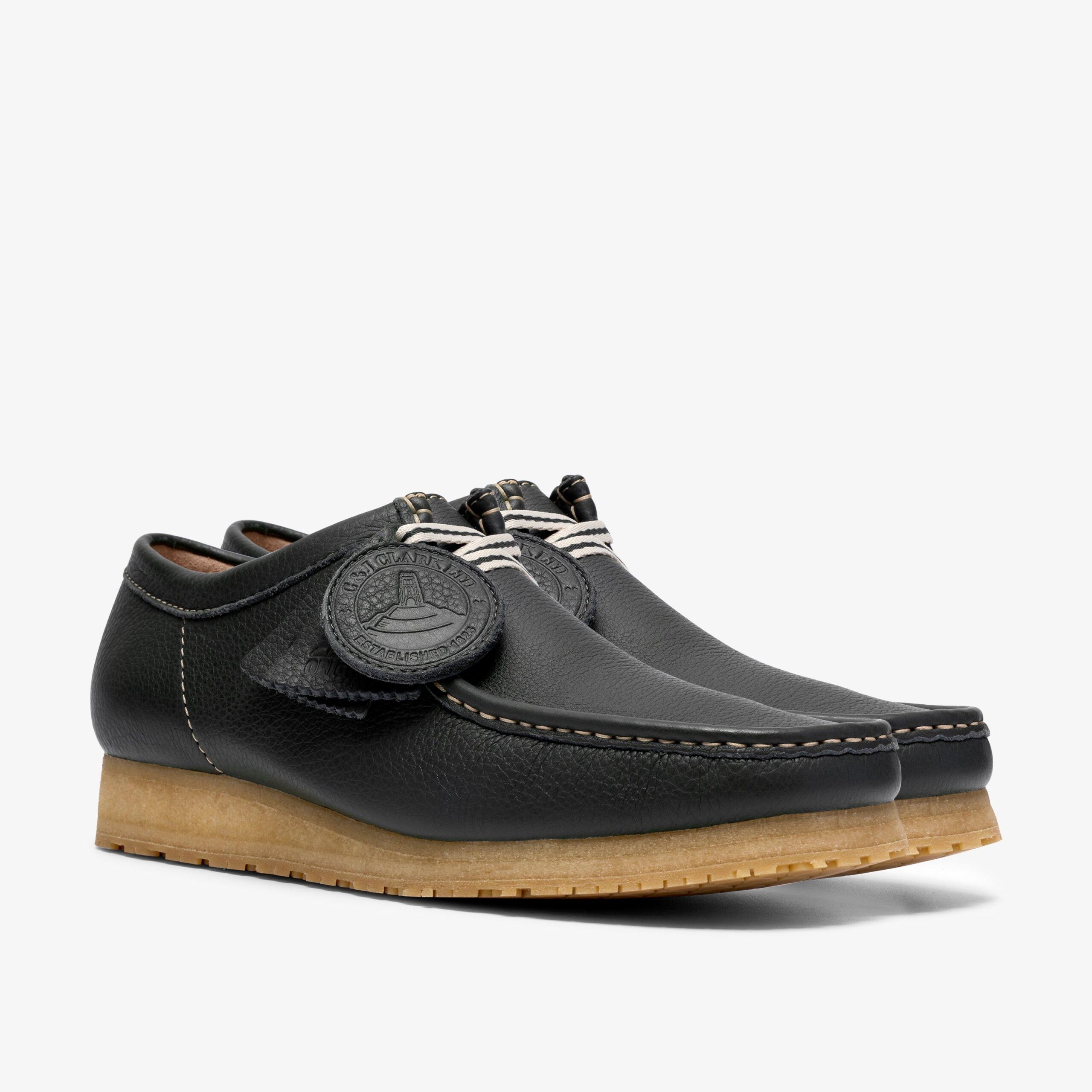 Wallabee RB Dark Green Leather - Image 2
