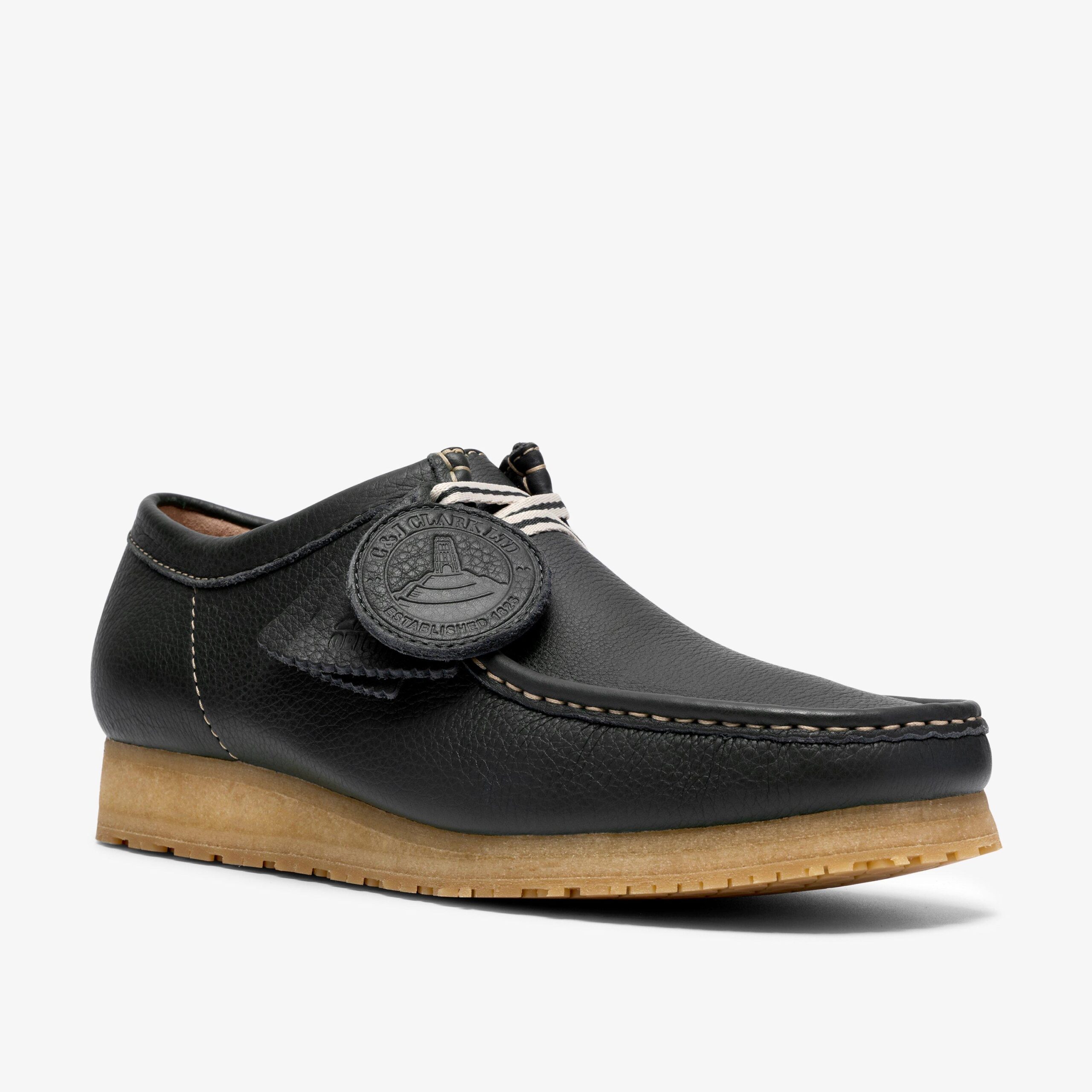 Wallabee RB Dark Green Leather - Image 5