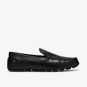 Corsley Plain Black Leather