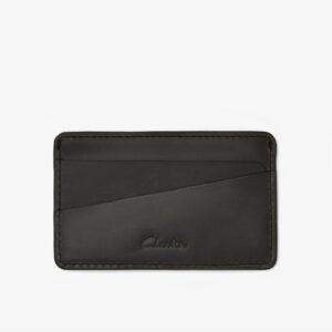 Buff Waxy Card Holder Black