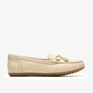 Elliotte Sail Cream Leather