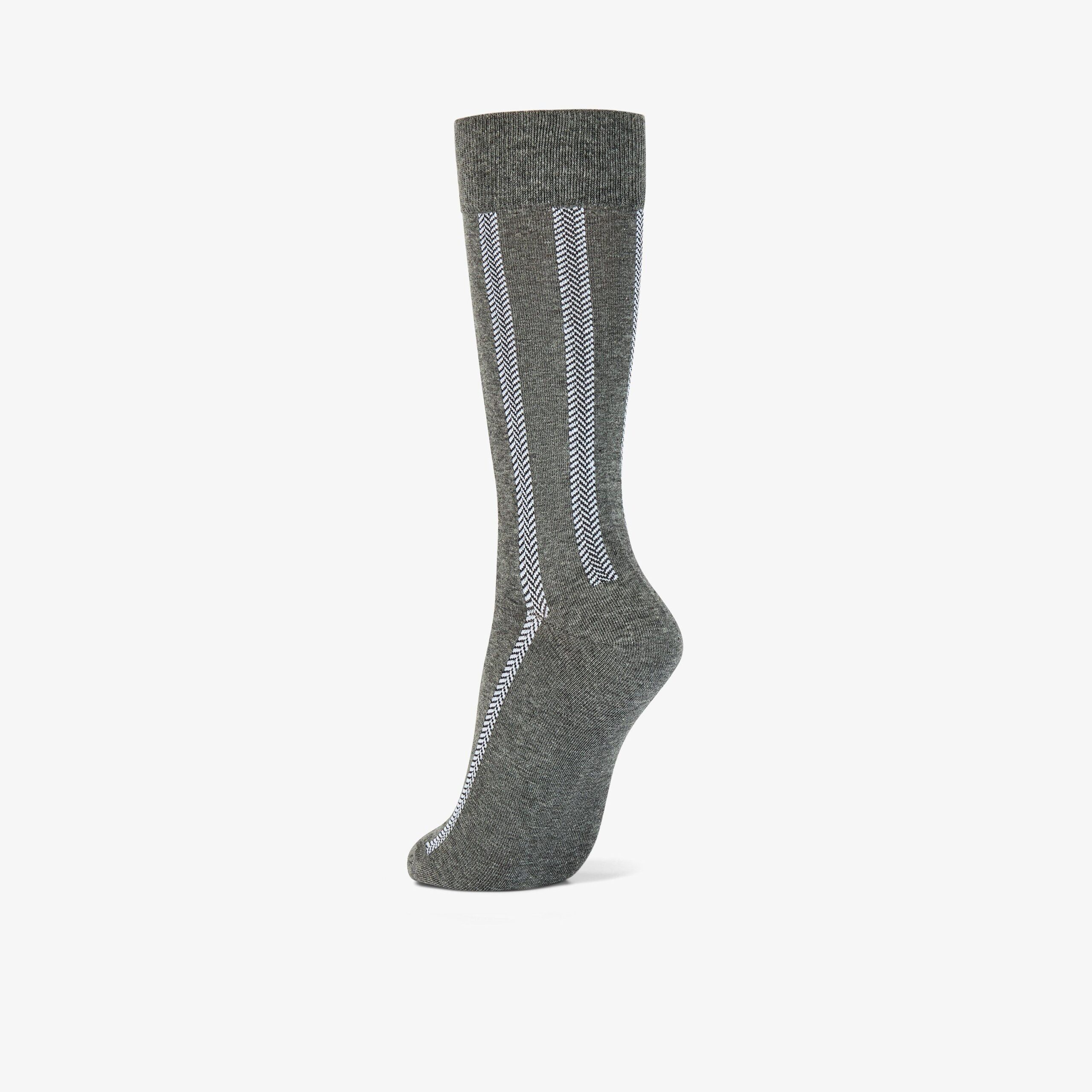 Vertical Zigzag Crew Charcoal - Image 2